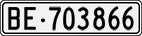 License plate of Switzerland, Cars