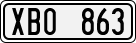 License plate of Sweden, Regular plates