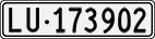 License plate of Switzerland, Cars