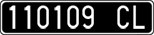 License plate of Italy, Cars (1927 year series)