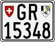 License plate of Switzerland, Motorcycles