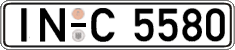 German license plate, Regular plates