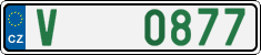 License plate of the Czech Republic, Oldtimers (2001)