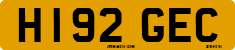 License plate of the United Kingdom, 1983 year system