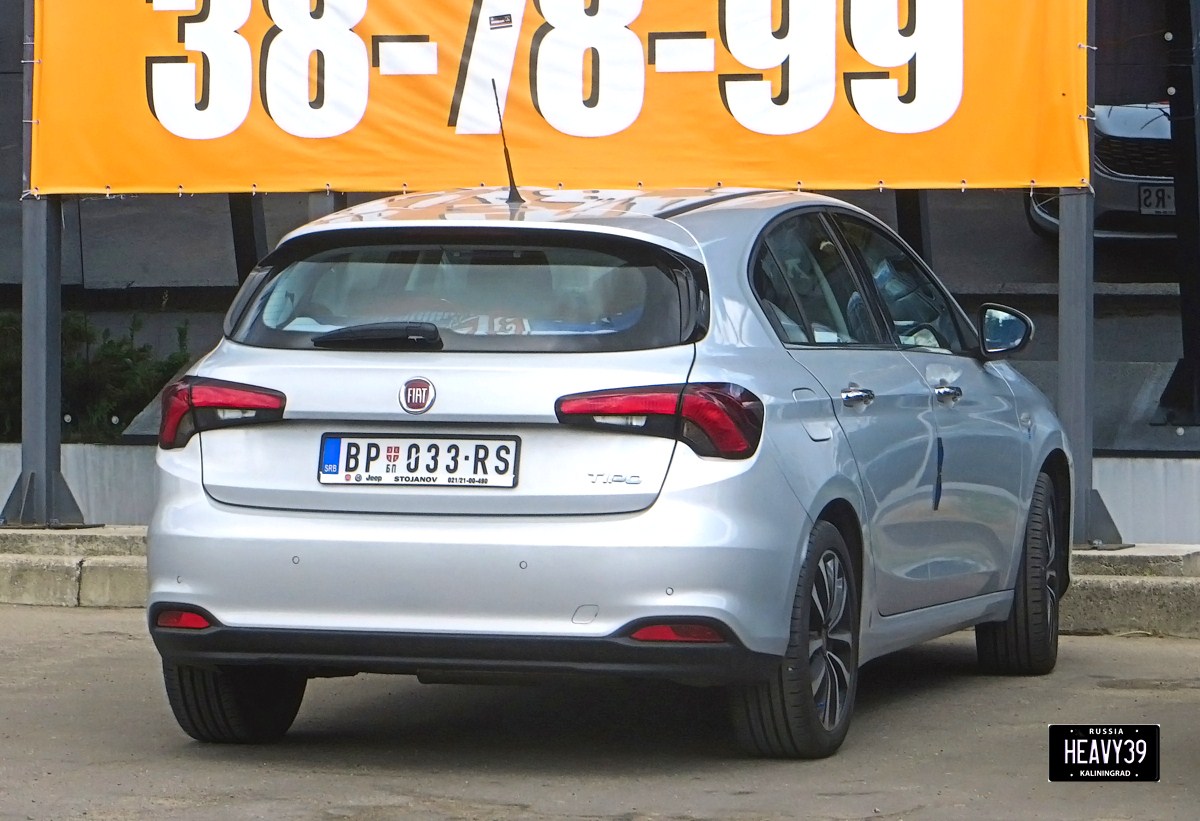 BP 033-RS, FIAT Tipo 2nd gen Hatch (356), 2015–