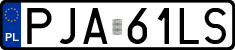 License plates of Poland, Regular car plates