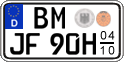 German license plate, Seasonal plates (Oldtimers)