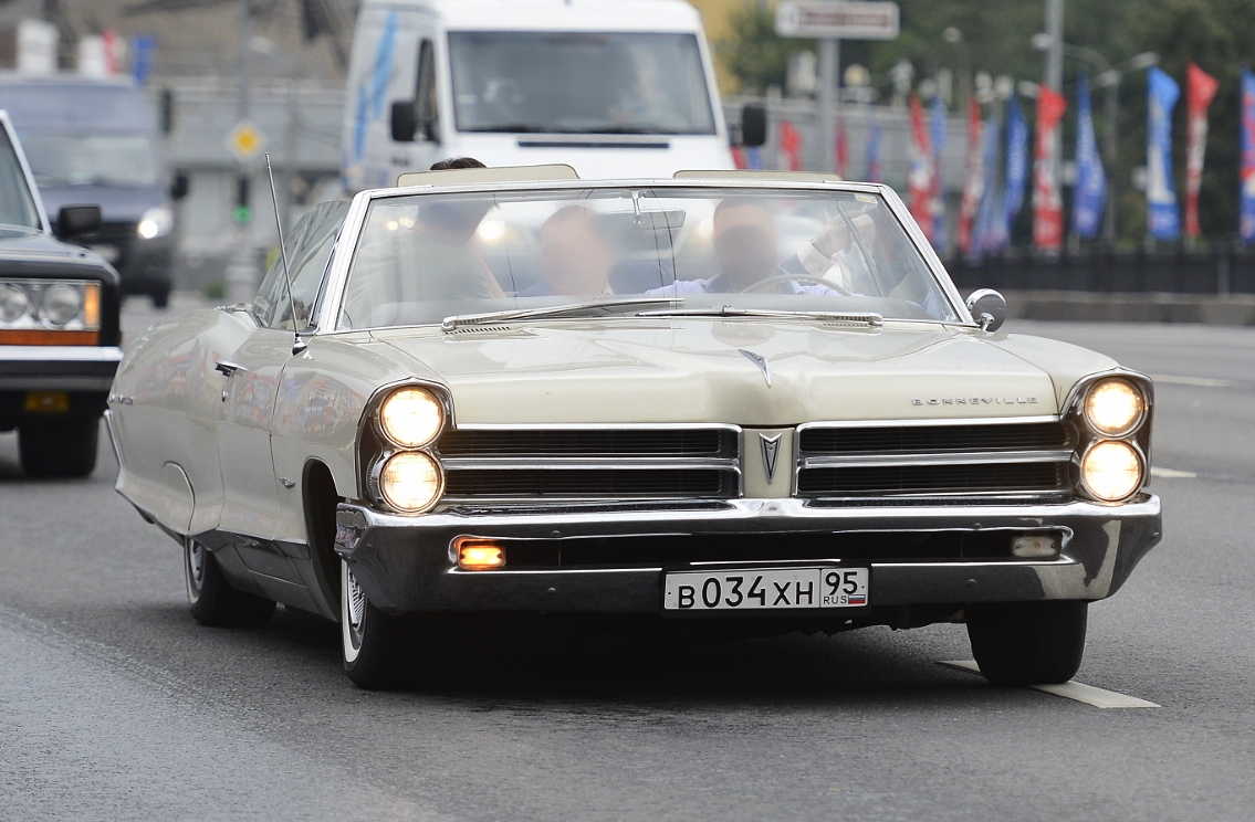 в 034 хн 95, Pontiac Bonneville 4th gen 1965 2-door Convertible (26267; B-body), 1964–1965