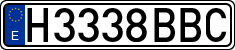 License plates of Spain, Specialty plates