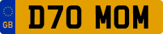 License plate of the United Kingdom, 1983 year system