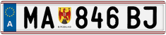 License plate of Austria, Regular plates