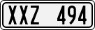 License plate of Sweden, Regular plates