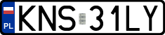 License plates of Poland, Regular car plates