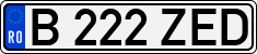 License plate of Romania, Regular plates