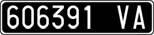 License plate of Italy, Cars (1927 year series)