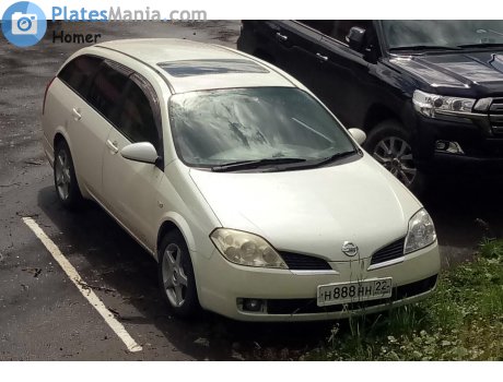 н888нн22, Nissan Primera