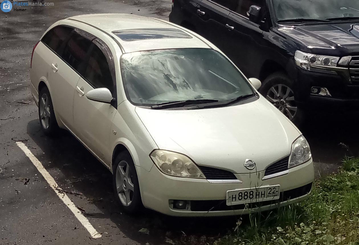 н 888 нн 22, Nissan Primera 3rd gen Wagon (P12), 2001–2008