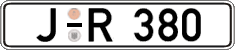 German license plate, Regular plates