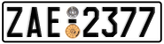 License plate of Greece, Cars