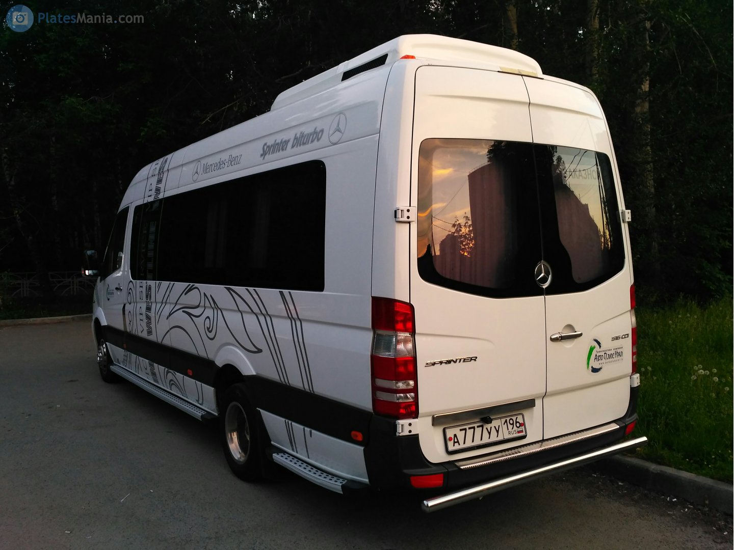 а 777 уу 196, Mercedes-Benz Sprinter 