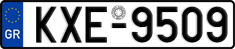 License plate of Greece, Cars