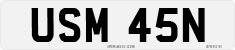 License plate of the United Kingdom, 1963 year system