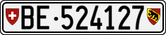 License plate of Switzerland, Cars