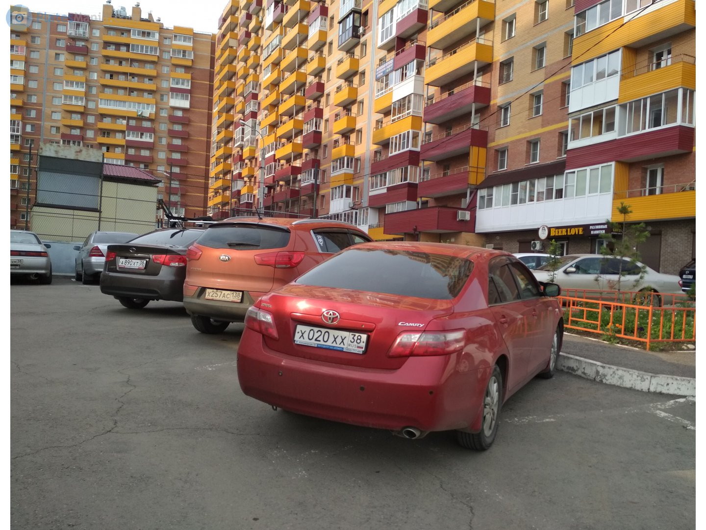 х 020 хх 38, Toyota Camry 6th gen (XV40; Global-market), 2006–2011