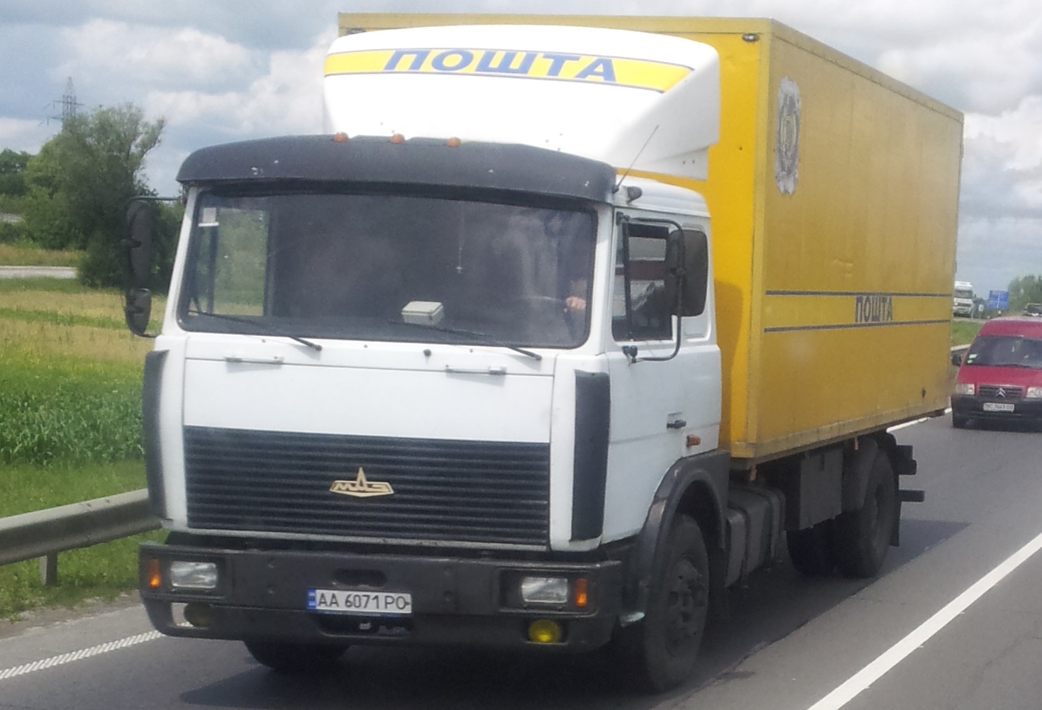 AA 6071 PO, MAZ 5336 1st gen, facelift, 1993–