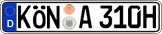 German license plate, Plates for oldtimers (type 