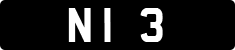 License plate of the United Kingdom, 1903 year system