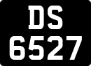 License plate of the United Kingdom, 1903 year system