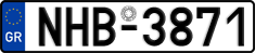License plate of Greece, Cars