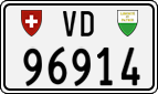 License plate of Switzerland, Cars