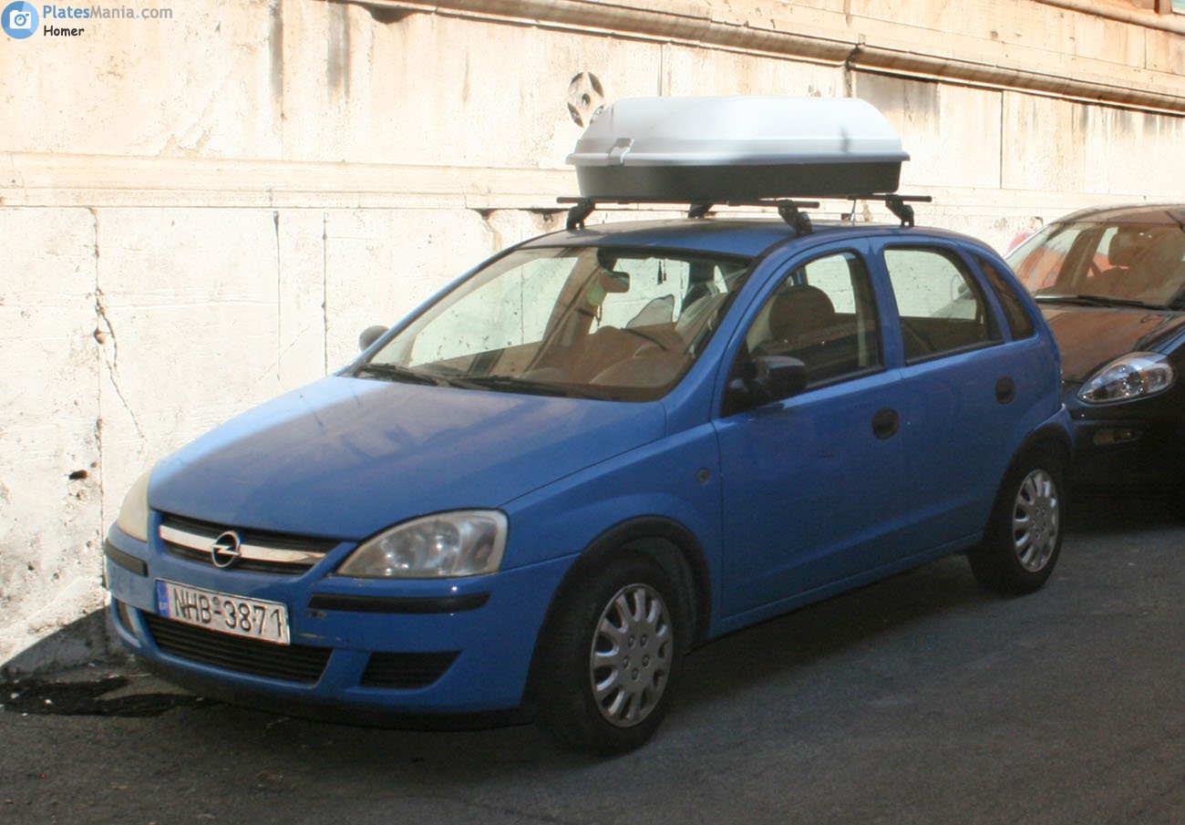 NHB-3871, Opel Corsa 3rd gen 5-door Hatch (C; X01), 2000–2006 (–2007 for ZA-market)