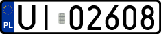 License plates of Poland, Military