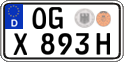 German license plate, Plates for oldtimers (type 