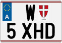 License plate of Austria, Regular plates