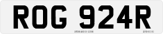 License plate of the United Kingdom, 1963 year system