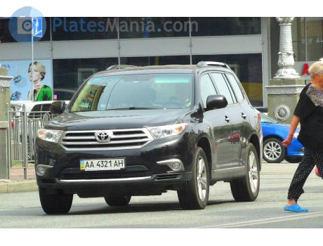 AA 4321 AH, Toyota Highlander