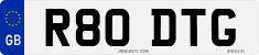 License plate of the United Kingdom, 1983 year system