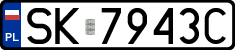 License plates of Poland, Regular car plates