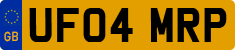 License plate of the United Kingdom, 2001 year system