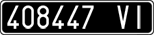License plate of Italy, Cars (1927 year series)