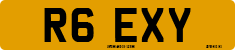 License plate of the United Kingdom, 1983 year system