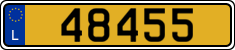 License plate of Luxembourg, Vanity Plates