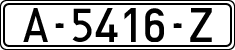 License plates of Spain, 1971 year series