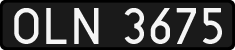 License plates of Poland, 1976 year system