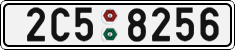 License plate of the Czech Republic, Cars (2001)