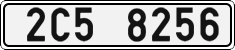 License plate of the Czech Republic, Cars (2001)
